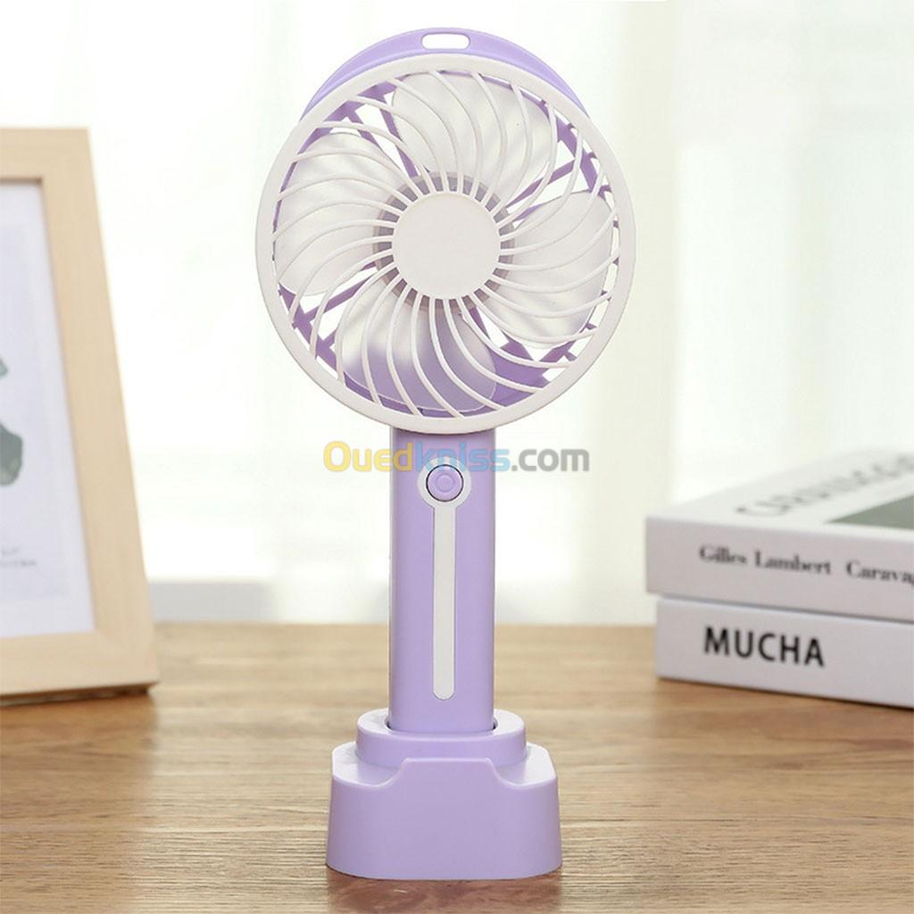 Mini ventilateur portatif électrique Rechargeable par USB, avec batterie 1500mAh