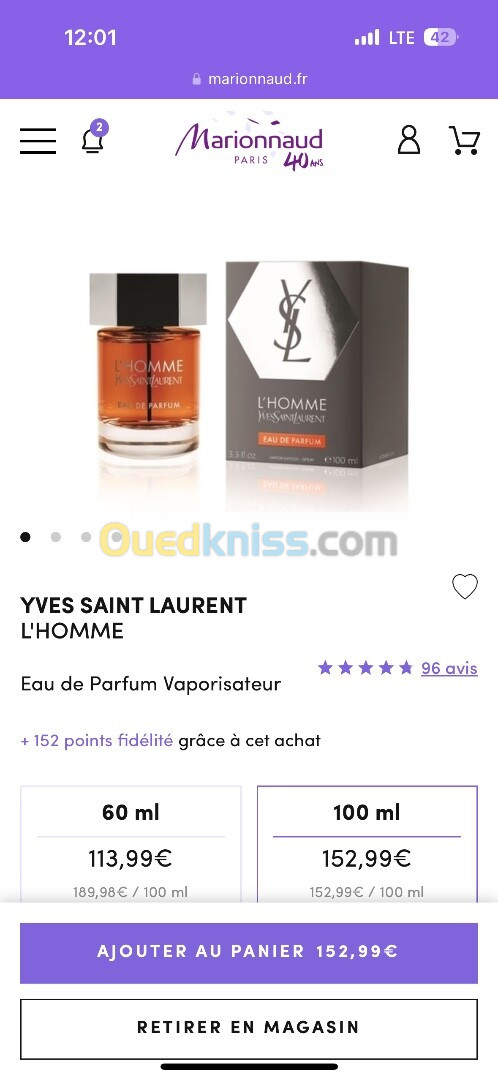 Yves saint Laurent lhomme