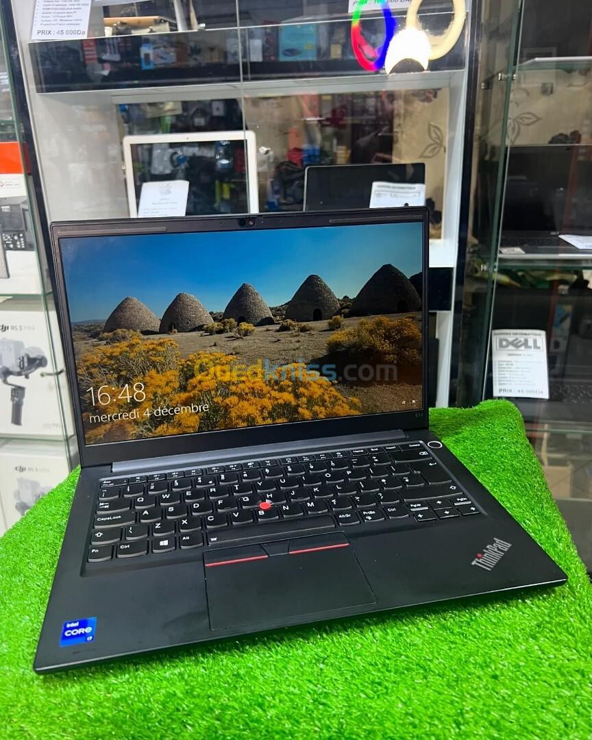 Lenovo E14 i7 11 Gen 16 Ram 512 ssd ecran 14 Pouce FHD etat 10/10