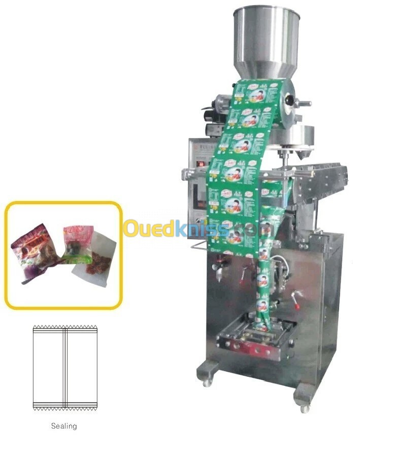 machine de conditionnement grain 10g-500g/ مكينة تعبئة الحبوب 10غ-500غ