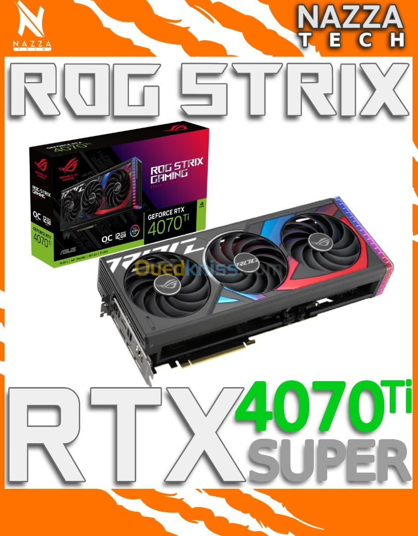 ASUS ROG Strix RTX 4070 Ti SUPER 16GB OC