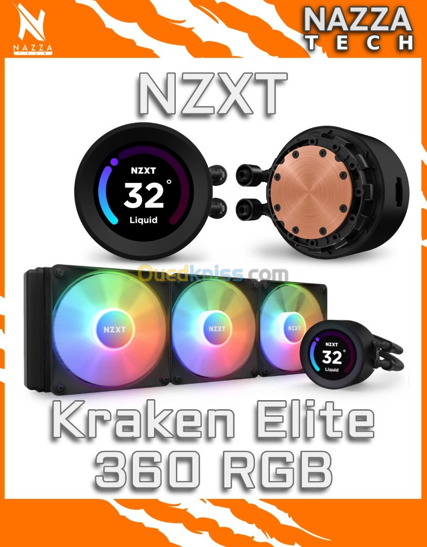 NZXT Kraken Elite 360 RGB BLACK (LGA 1700 - AM5)