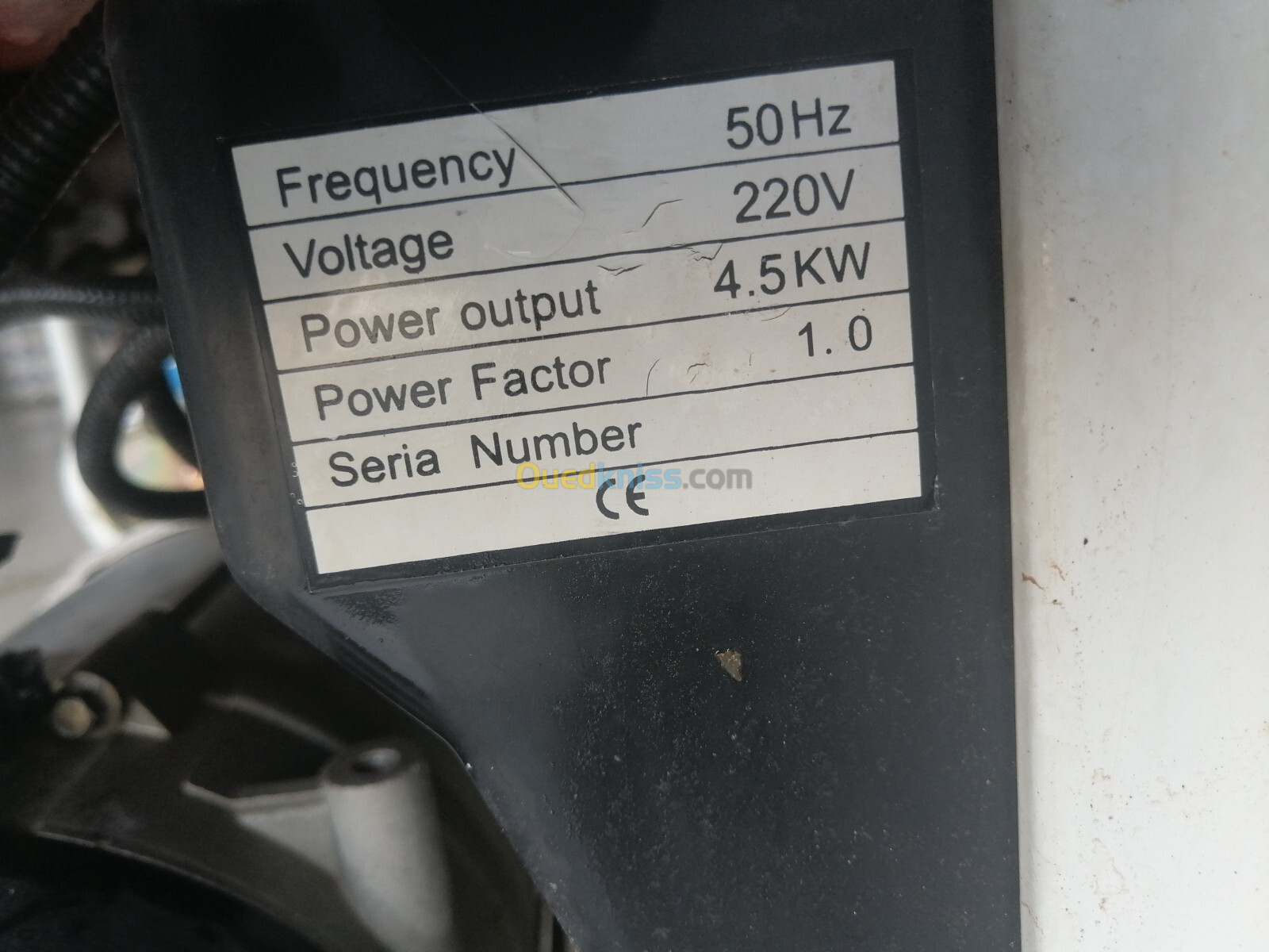 Groupe électrogène diesel 4.5 kva 220 volts 