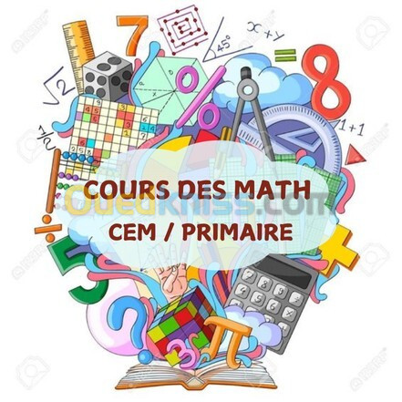 Cours particuliers de mathématiques pour élèves de CEM ou Primaire