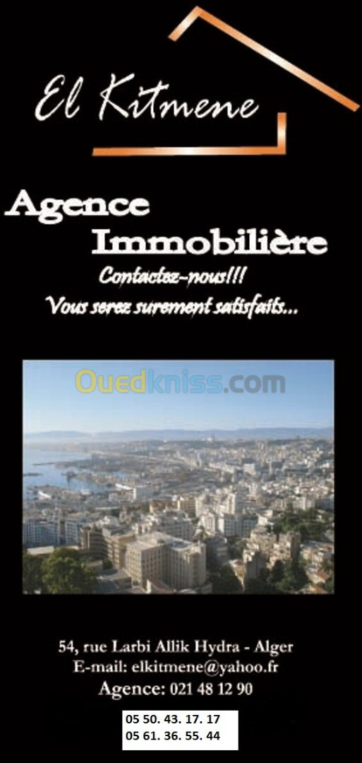 Location Appartement F3 Alger Hydra