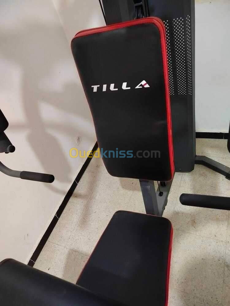 Station De Musculation, Appareil de Musculation Avec Poids, press musculation tilla