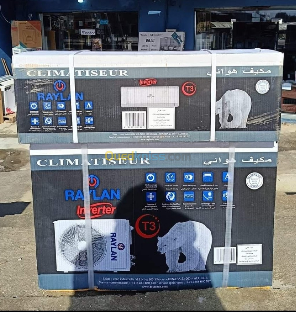 Climatiseur RAYLAN 12000btu tropical inverter