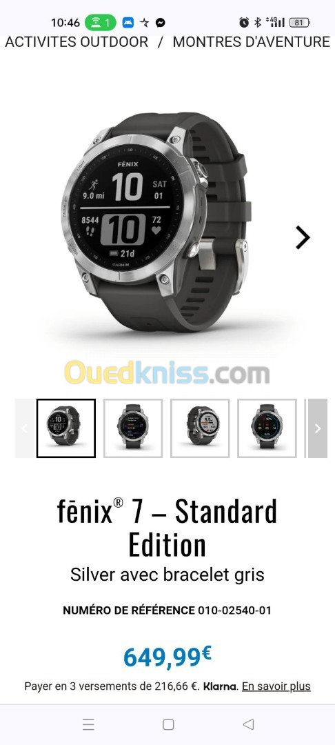 Garmin Fenix 7 standard 