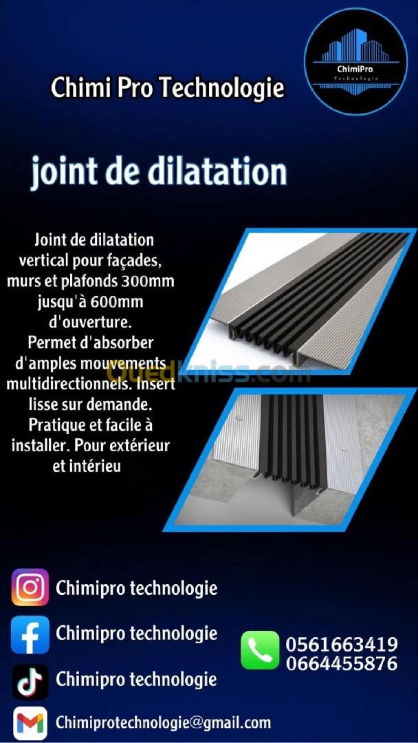 Couvre joints de dilatation