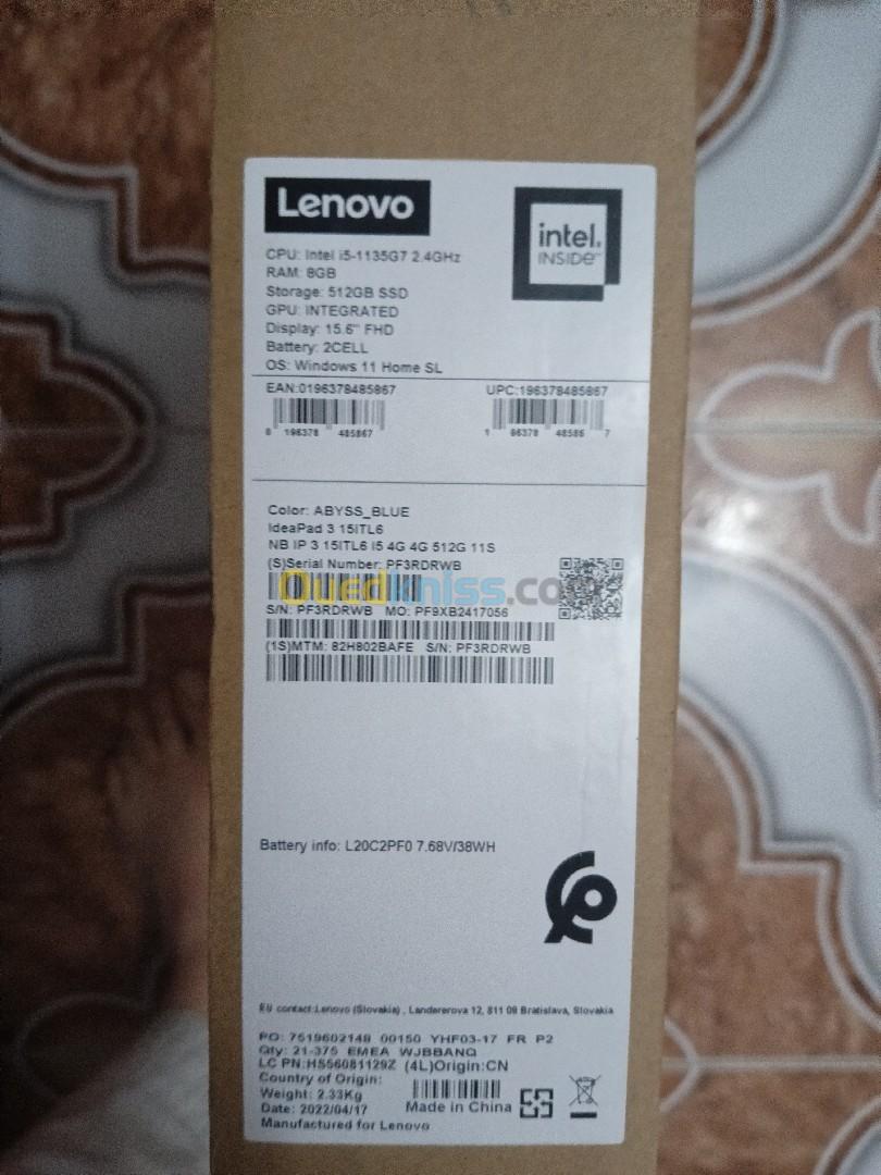 Lenovo i5 11eme generation