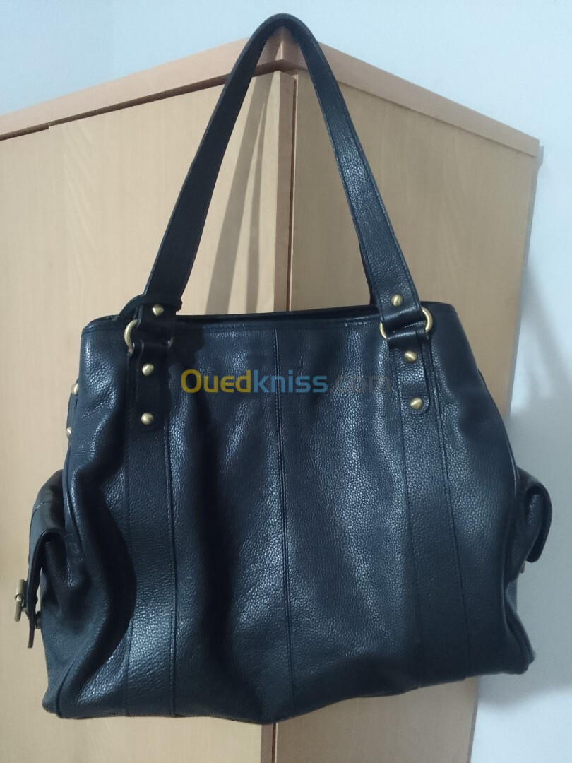 Grand sac véritable cuir 