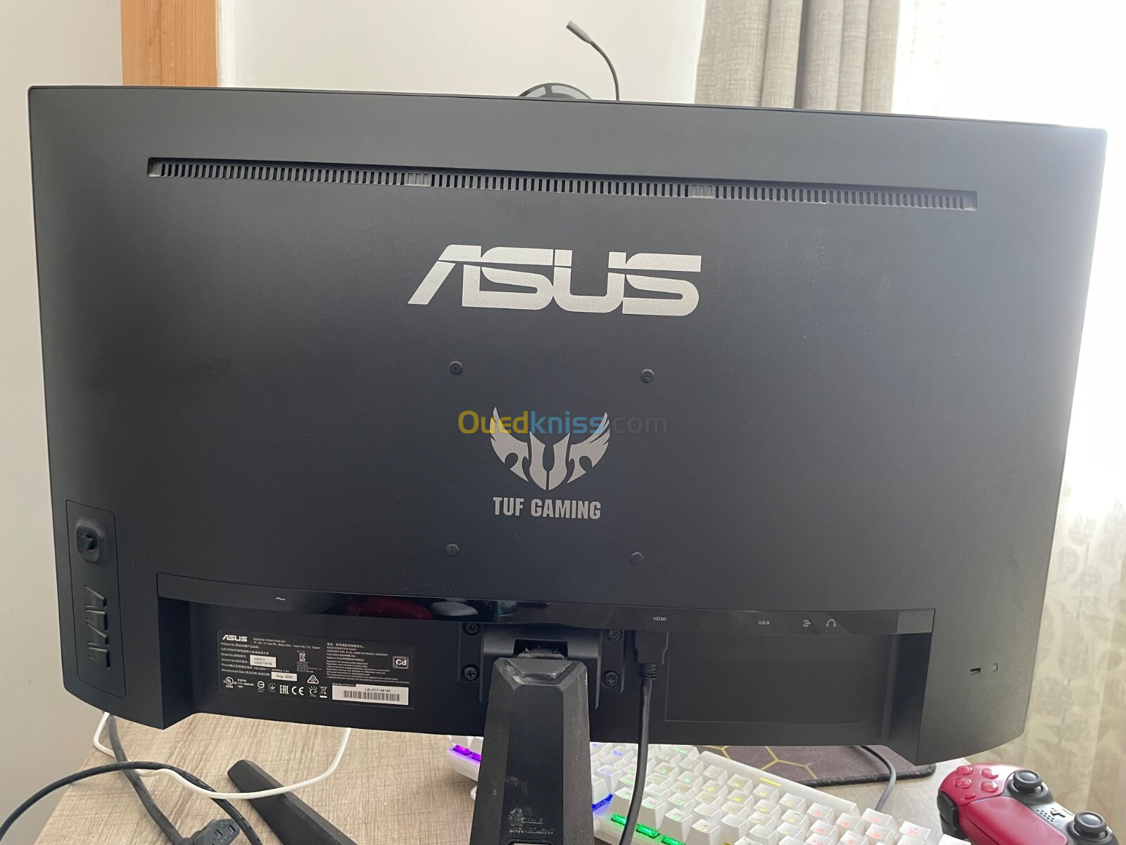 ÉCRAN ASUS TUF GAMING 165hz IPS 27 pouces incurvé 