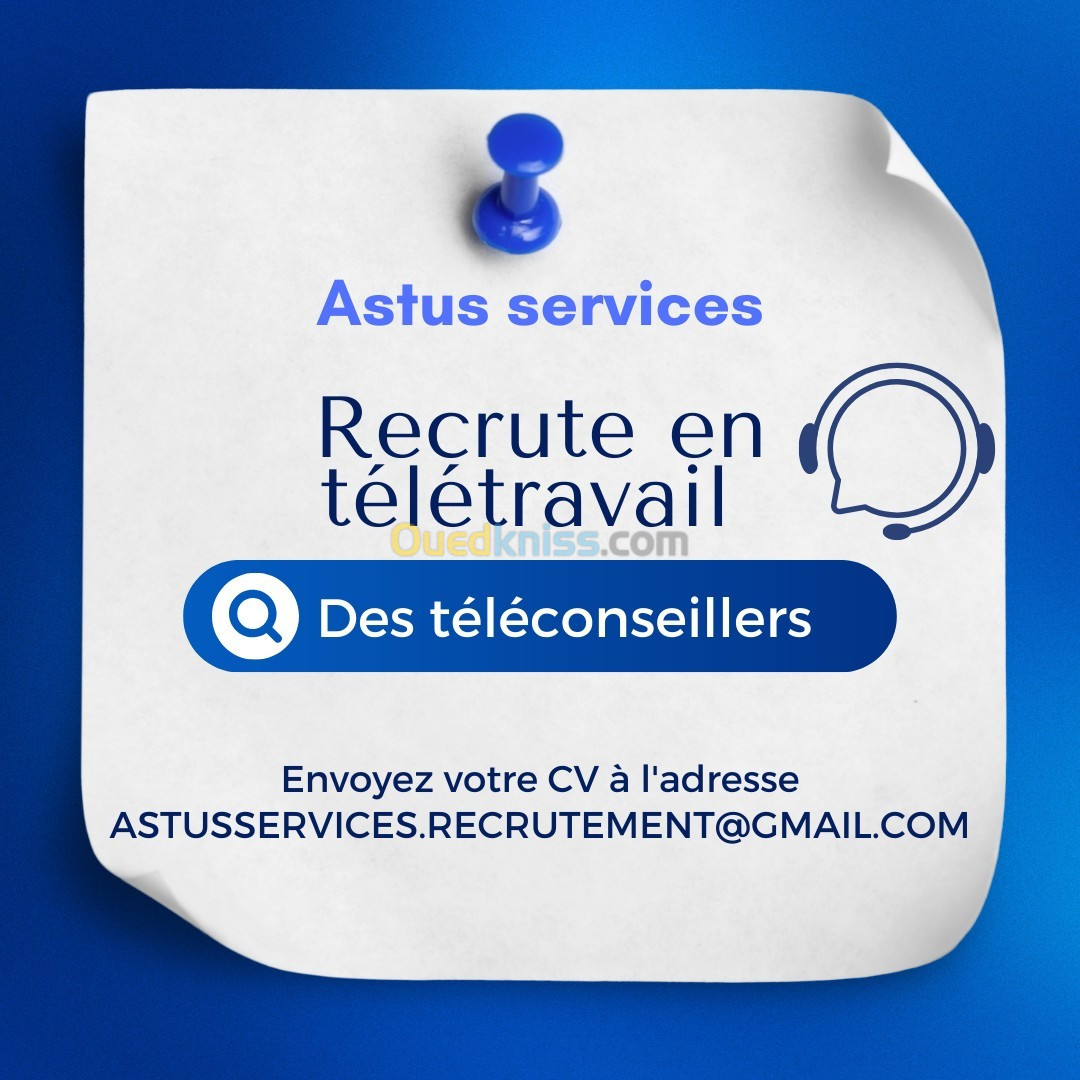 téléconseiller (télétravail)