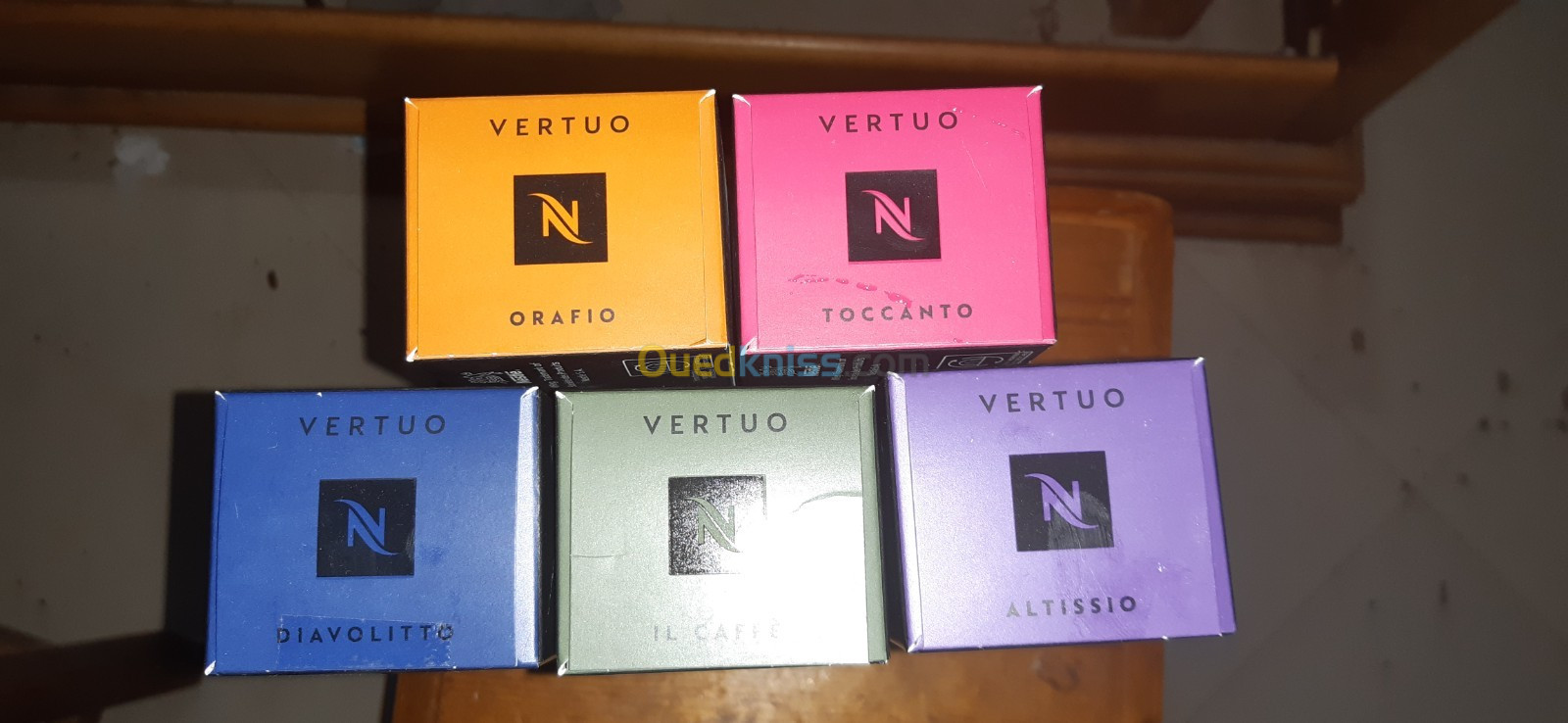 Capsules café Nespresso vertuo