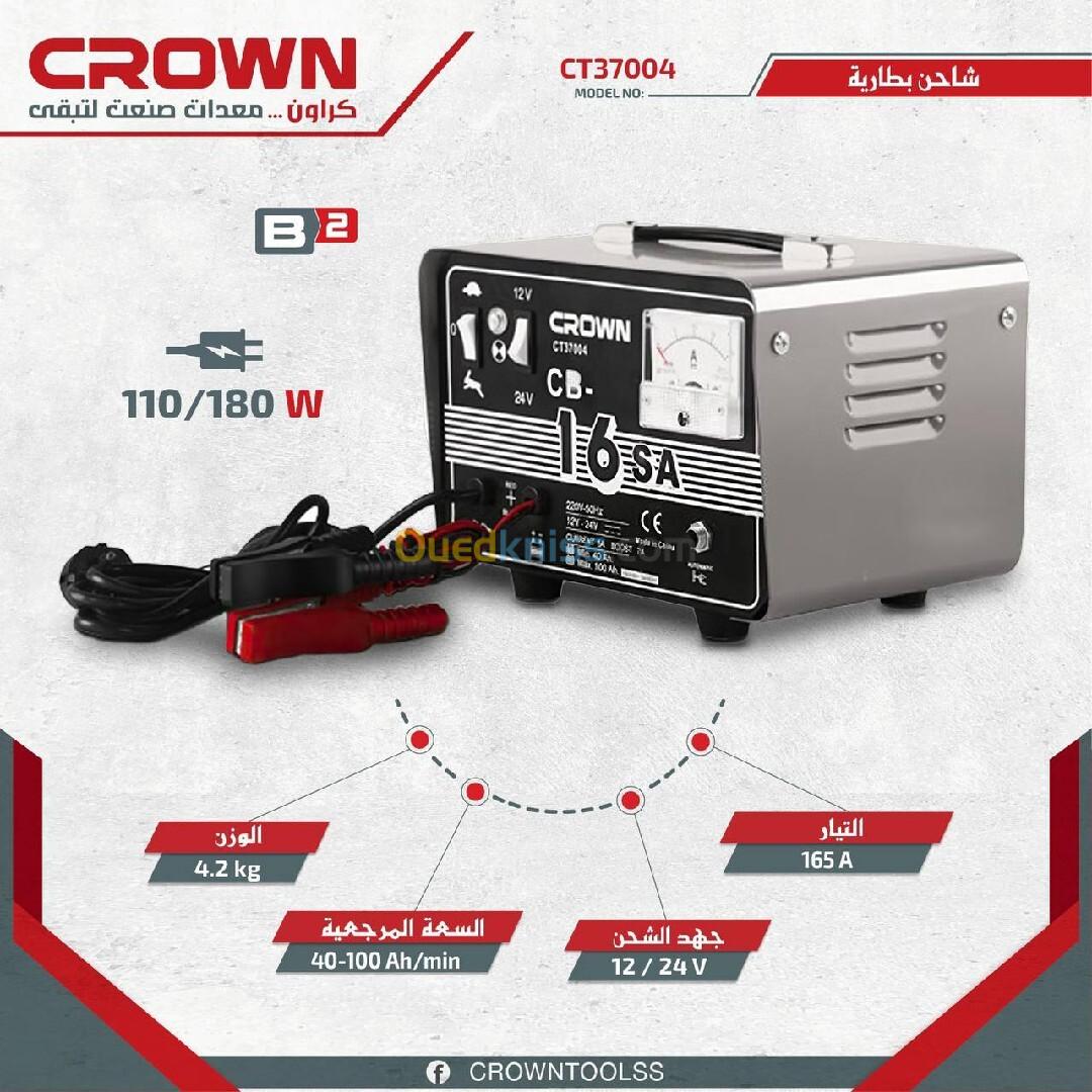 Crown Chargeur De Batterie 12-24V 180W CT37004