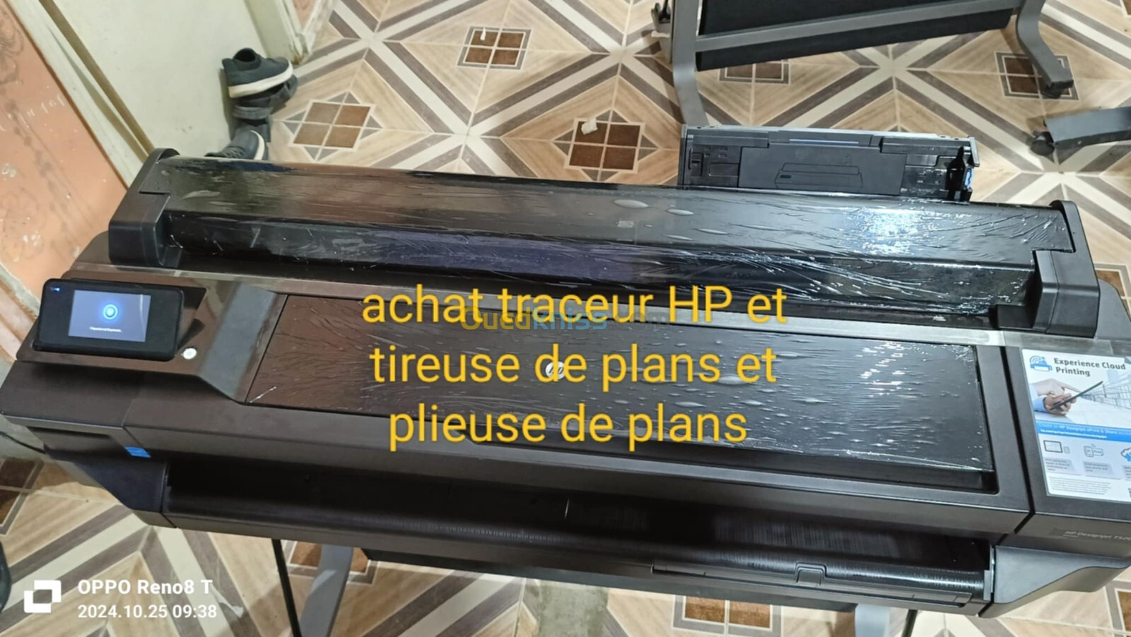 Achat tout marce de traceur HP ET tireuse de plans et plieuse de plans 