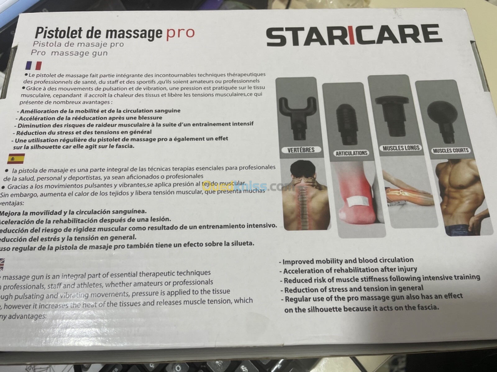 Pistolet de massage pro 