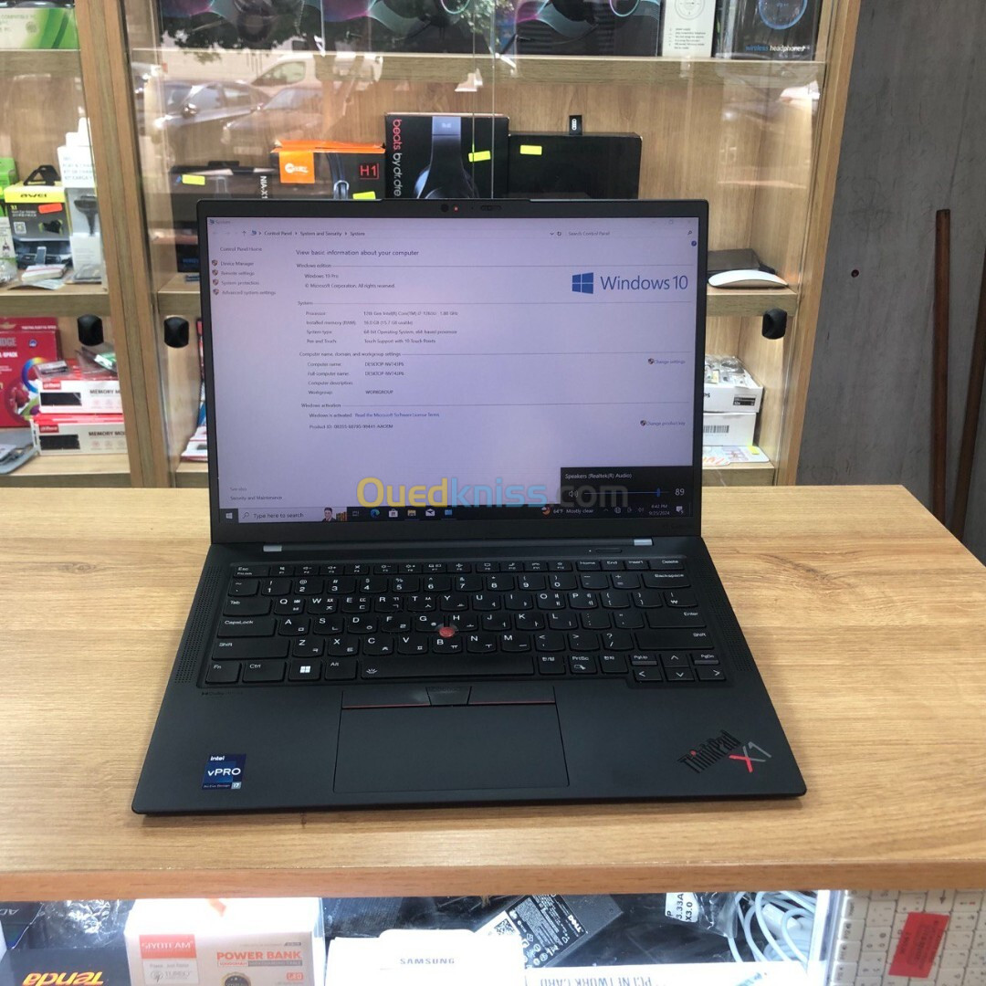 LENOVO THINKPAD X1 CARBON I7 12TH 16GB 1TBSSD 14" tactile 