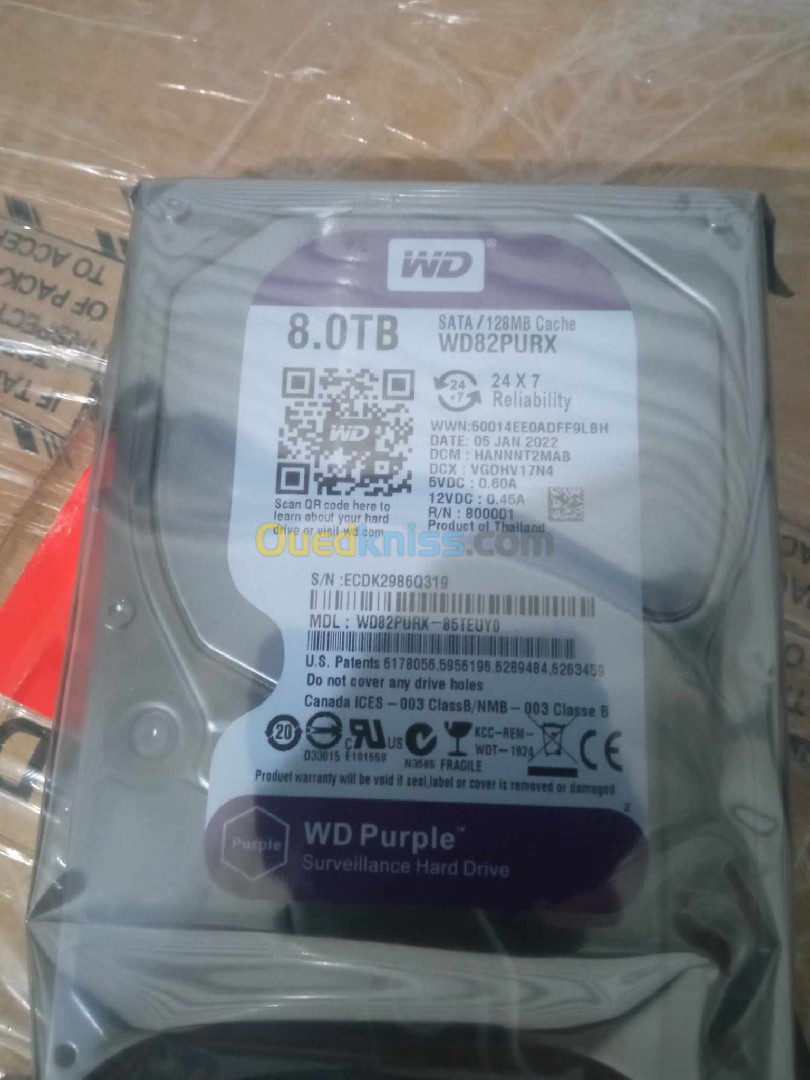 Disque dur 8T WD Purple 