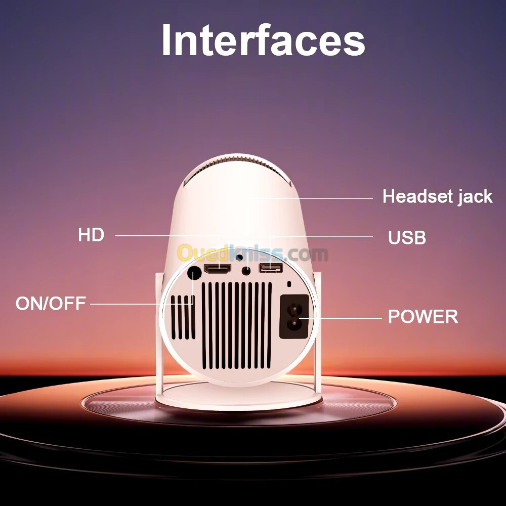 Mini Projecteur Data Show Magcubic Hy300 4K Android 11 , Wifi