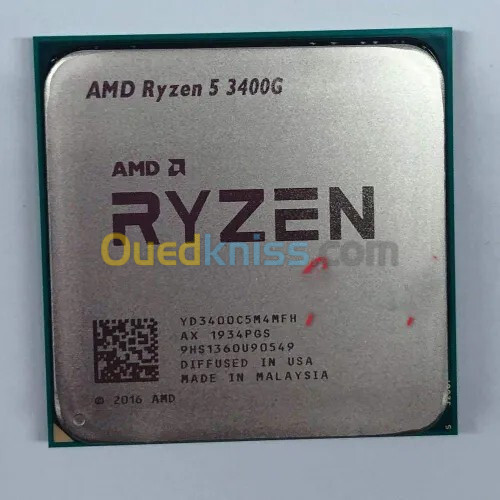 Amd Ryzen 5 3400g Radeon RX Vega 11 graphique Mb Asus A320mk  + 16g DDR4 3000Mhz + HDD 500G Blue