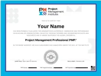PMP v2021 Examen Garanti