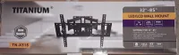 lot support mural tv 32''---85'' pouces /telecomande tv et demo chargeur demo ext..