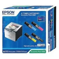 toner pack 4 couleur  EPSON C1100/CX11 SERIES