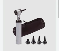 Otoscope manche métallique 