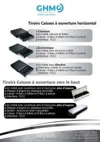 Tiroir Caisse