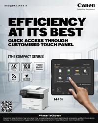 Canon I-SENSYS X 1440i - Wi-Fi - MULTIFONCTION - MONOCHROME A4 - 40 Ppm - Écran Tactile LCD - Photocopie- Imprimante thumbnail 3