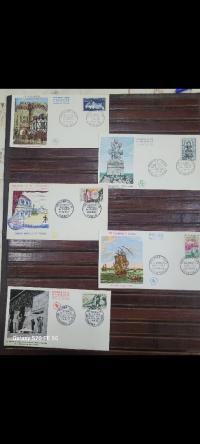 تحف-و-مقتنيات-collection-timbres-enveloppes-1er-jour-france-باب-الزوار-الجزائر