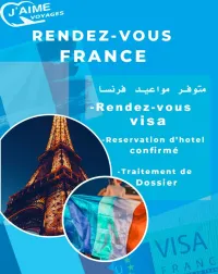 Rendez vous visa (FRANCE) DISPONIBLE