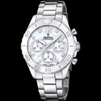 MONTRE FESTINA F20603/1 NACRE, BRACELET ACIER, LES FEMMES