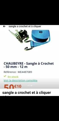 Sangle d'arrimage 