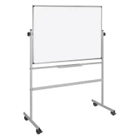 Tableau blanc avec support pivotant 