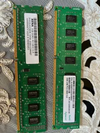 2 Rams DDR3 chaque une et 2GB 