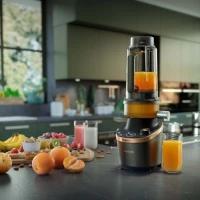 Blender-PHILIPS 2-en-1 mixeur et centrifugeuse 2L 1500W 8 programmes bol plastique  HR3770/00