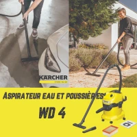 Aspirateur eau et poussières WD 4 V-20/5/22