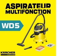 Aspirateur eau et poussières WD 5 V-25/5/22