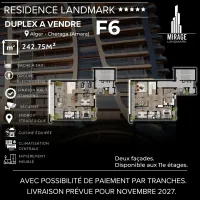 Vente Duplex F6 Alger Cheraga