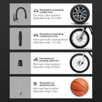 Baseus Compresseur Gonfleur pneus Voiture Allume-Cigare 12V avec Affichage Mini Tire Compressor thumbnail 3