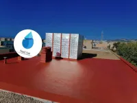 Étanchéité résine plus fibre de verre