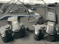 2 Panasonic lumix GH4 vidéo en 4k/UHD+objectif caméra  lumi 12-35 m et 25 