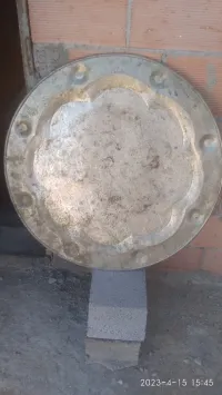 صينية سني تقليدي من النحاس77سم