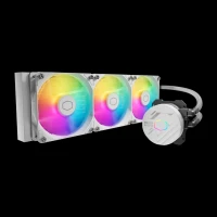 WATER COOLING COOLER MASTER MASTERLIQUID 360L ARGB WHITE - 3x120MM - COMPATIBLE INTEL & AMD