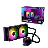 WATER COOLING COOLER MASTER MASTERLIQUID 240L ARGB BLACK - RADIATEUR 240MM - COMPATIBLE INTEL & AMD