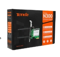  CARTE RÉSEAU PCI EXPRESS TENDA W322E N300 300MBPS - WIFI 4 - DOUBLE ANTENNE 