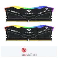 RAM TEAMGROUP T-FORCE DELTA RGB DDR5 32GB (2x16GB) 6400MHz BLACK - Performance, RGB, Overclocking 