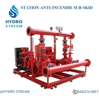 STATION DE POMPAGE SKID ANTI INCENDIE AEP